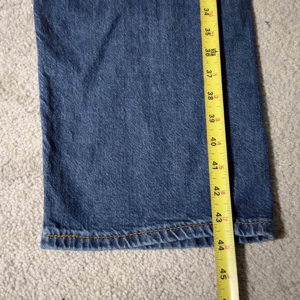 Levi's 505 Regular Fit Jeans Mens 40x32 Blue Excellent Straight‎ Leg Stretch